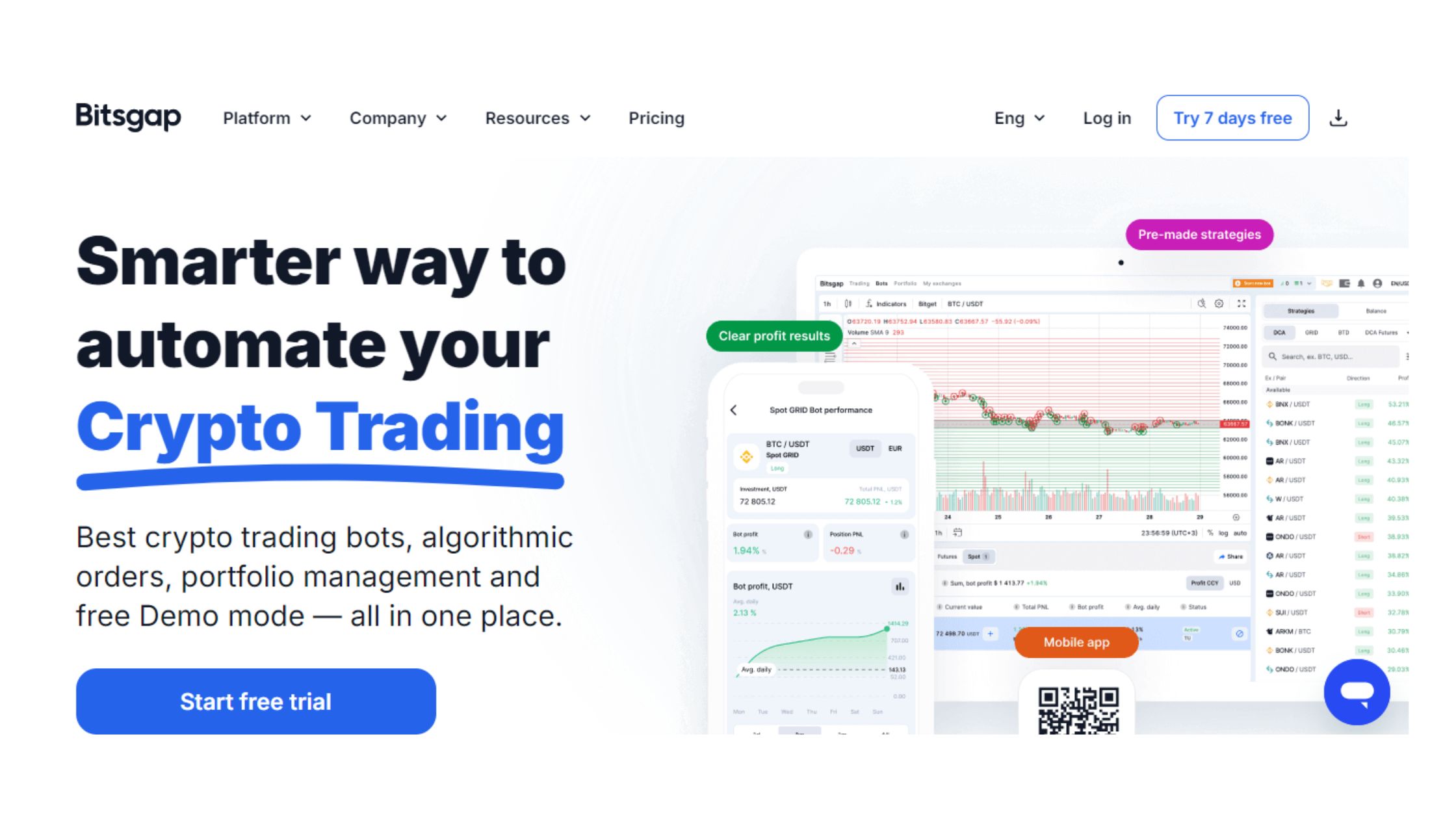 bitsgap is a reliable crypto trading bots