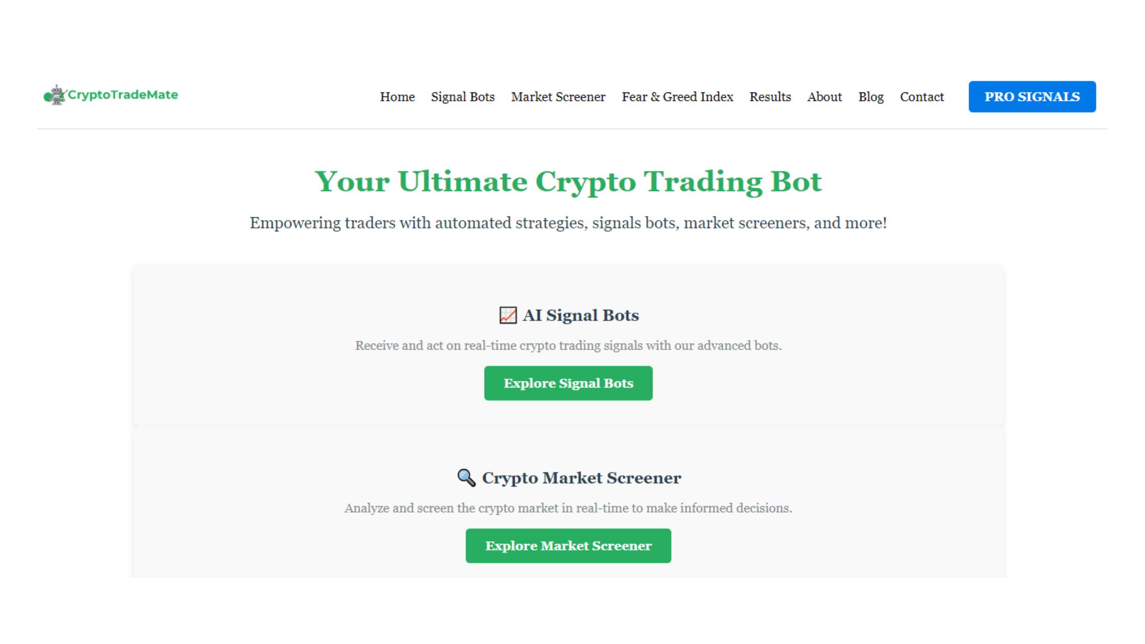 cryptotrdemate is an automated crypto trading platform